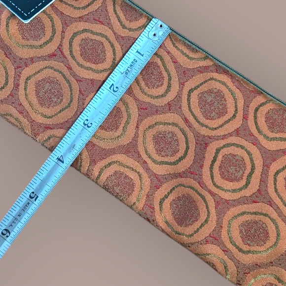 MARUCA Burnt Orange Zippered Wallet Clutch ~ Handmade in Boulder - Picture 5 of 5